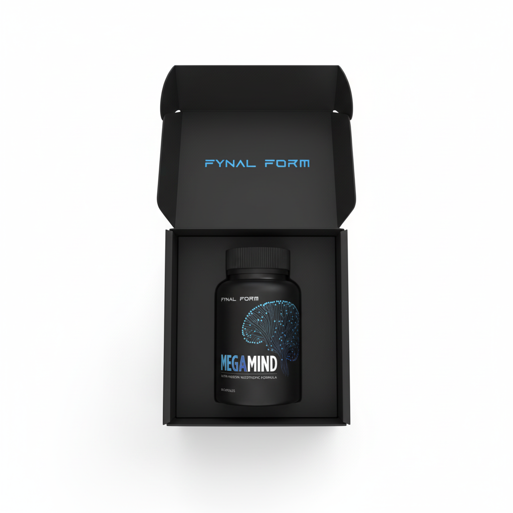 MegaMind nootropic brain supplement bottle by Fynal Form Nutrition