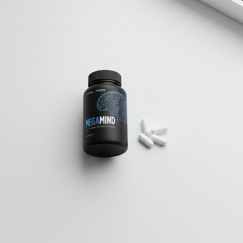 MegaMind focus and memory support bottle by Fynal Form Nutrition